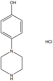 4-(哌嗪-1-基)苯酚盐酸盐 结构式