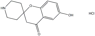 6-羟基螺[铬烷-2,4'-哌啶]-4-酮盐酸盐 结构式