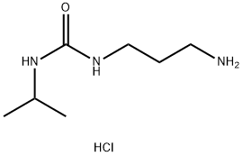 1-(3-氨基丙基)-3-异丙基脲盐酸盐 结构式