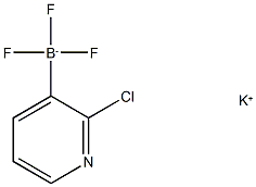 (2-氯吡啶-3-基)三氟硼酸钾 结构式