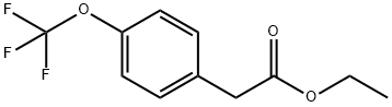 4-三氟甲氧基苯乙酸乙酯 结构式