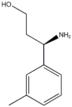 (R)-3-氨基-3-(间甲苯基)丙-1-醇 结构式
