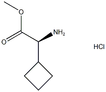 S-2-环丁基甘氨酸甲酯 结构式