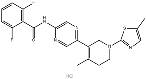 化合物RO2959 HYDROCHLORIDE 结构式