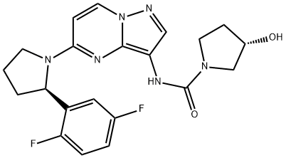 拉罗替尼 结构式