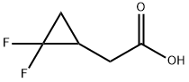 2‐(2,2‐difluorocyclopropyl)acetic acid 结构式