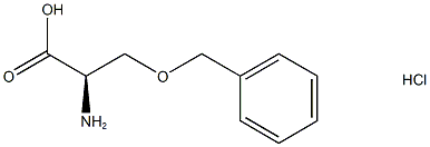 O-苄基-D-丝氨酸盐酸盐 结构式