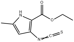 ethyl 3-isothiocyanato-5-methyl-1H-pyrrole-2-carboxylate 结构式