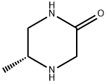 (5R)-5-METHYLPIPERAZIN-2-ONE 结构式