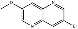 3-bromo-7-methoxy-1,5-naphthyridine 结构式
