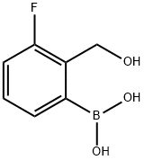 3-氟-2-羟甲基苯硼酸 结构式