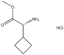 R-2-环丁基甘氨酸甲酯 结构式