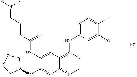 双马来酸盐阿法替尼TOVOK BIBW2992 结构式
