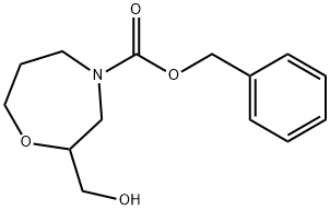 N-CBZ-2-(羟甲基)高吗啉 结构式