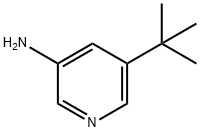 5-(叔丁基)吡啶-3-胺 结构式