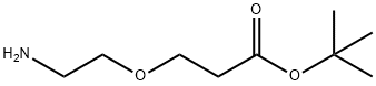 氨基-聚乙二醇-丙酸叔丁酯 结构式