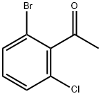 2'-溴-6'-氯苯乙酮 结构式