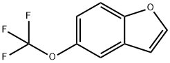 5-三氟甲氧基苯并呋喃 结构式