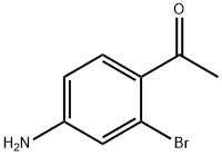 4'-氨基-2'-溴苯乙酮 结构式