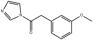 1-(1H-imidazol-1-yl)-2-(3-methoxyphenyl)ethan-1-one 结构式