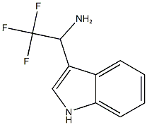 2,2,2-三氟-1-(1H-吲哚-3-基)乙-1-胺 结构式