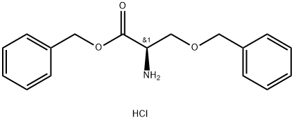 O-苄基-D-丝氨酸苄酯盐酸盐 结构式