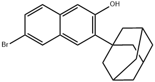 2-Naphthalenol, 6-BroMo-3-Tricyclo[3.3.1.13,7]Dec-1-Yl- 结构式