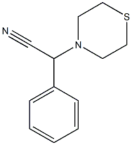 2-苯基-2-硫代吗啉代乙腈 结构式