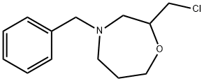 2-氯甲基-4-苄基高吗啉 结构式