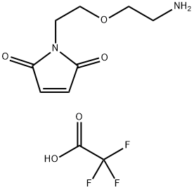 1-[2-(2-AMINOETHOXY)ETHYL]-2,5-DIHYDRO-1H-PYRROLE-2,5-DIONE TRIFLUOROACETATE 结构式