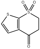 2H,3H,4H-1lambda6-thieno[2,3-b]thiopyran-1,1,4-trione 结构式