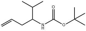 tert-butyl N-(2-methylhex-5-en-3-yl)carbamate 结构式