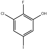 1,3-二氯-2-氟-5-碘苯 结构式