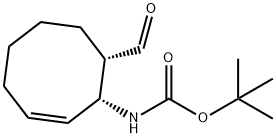 tert-butyl N-[(2Z)-8-formylcyclooct-2-en-1-yl]carbamate 结构式