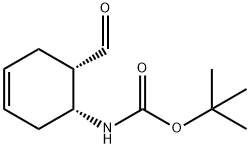 tert-butyl N-[(1R,6S)-6-formylcyclohex-3-en-1-yl]carbamate 结构式