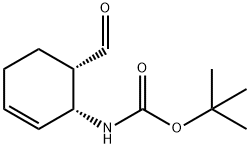 tert-butyl N-[(1R,6S)-6-formylcyclohex-2-en-1-yl]carbamate 结构式