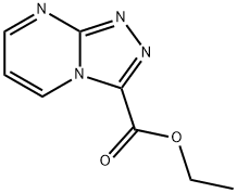 [1,2,4]三唑并[4,3-A]嘧啶-3-羧酸乙酯 结构式