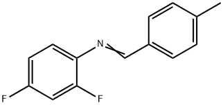 (1E)-N-(2,4-difluorophenyl)-1-(4-methylphenyl)methanimine 结构式