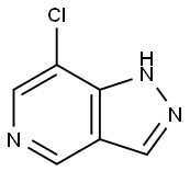 7-氯-1H-吡唑并[4,3-C]吡啶 结构式