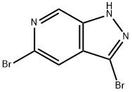3,5-二溴吡唑[3,4-C]吡啶 结构式