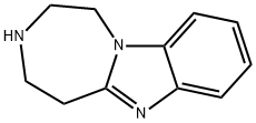 2,3,4,5-四氢-1H-苯并[4,5]咪唑并[1,2-D][1,4]二氮杂卓 结构式