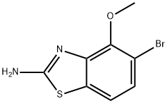 5-bromo-4-methoxy-1,3-benzothiazol-2-amine 结构式