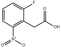 2-氟-6-硝基苯乙酸 结构式