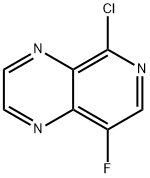 5-氯-8-氟吡啶并[3,4-B]吡嗪 结构式