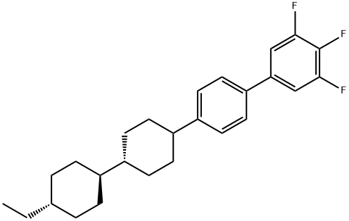 4'-(4'-乙基-(1,1'-联环己烷)-4-基)-3,4,5-三氟-1,1'-联苯 结构式