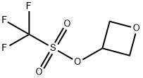 三氟甲磺酸-3-氧杂环丁烷酯 结构式