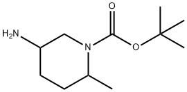 5-amino-1-boc-2-methylpiperidine 结构式