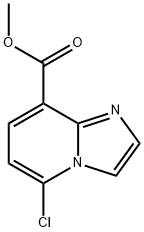 methyl 5-chloroH-imidazo[1,2-a]pyridine-8-carboxylate 结构式
