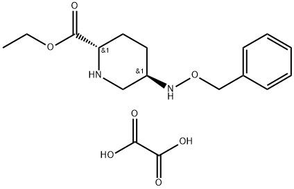 (2S,5R)-苯氧胺基哌啶-2-甲酸乙酯草酸盐 结构式