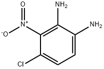 4-氯-3-硝基苯-1,2-二胺 结构式